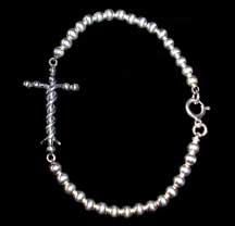 Laminin Side-Cross Bracelet